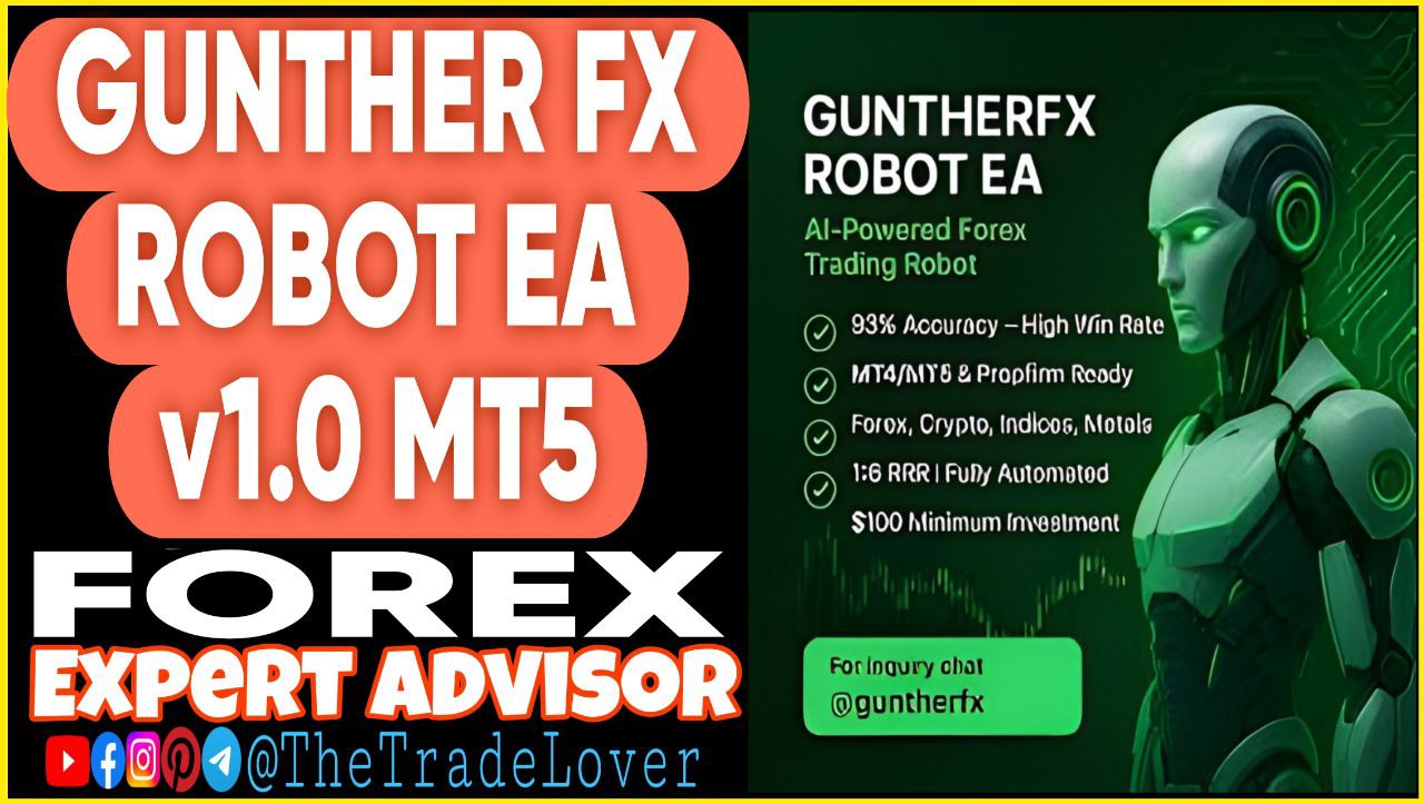 GUNTHER FX Robot EA v1.0 MT5 (Works on Build 5120 ) | Forex Robot | MT5 Expert Advisor - Payhip
