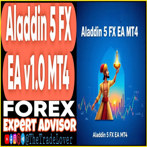 Aladdin 5 FX EA v1.0 MQ4 Source Code (Works on Build 1443+) | Forex Robot | MT4 Expert Advisor - The Trade Lovers