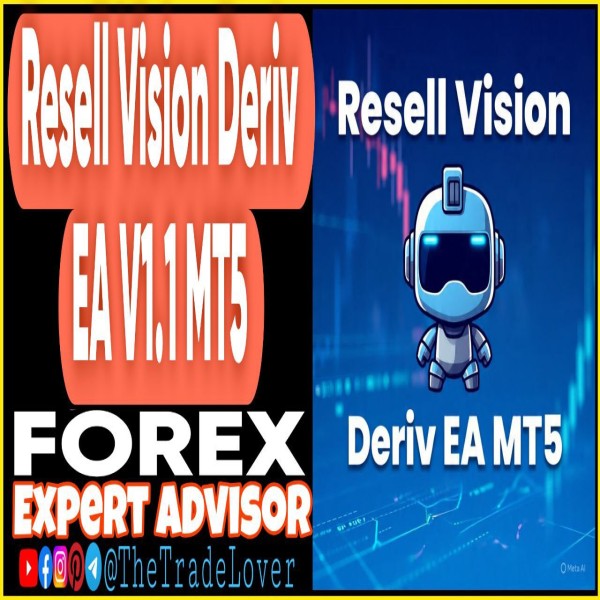 Resell Vision Deriv EA v1.1 MT5 (Works on Build 5264+) | Forex Robot | MT5 Expert Advisor - The Trade Lovers