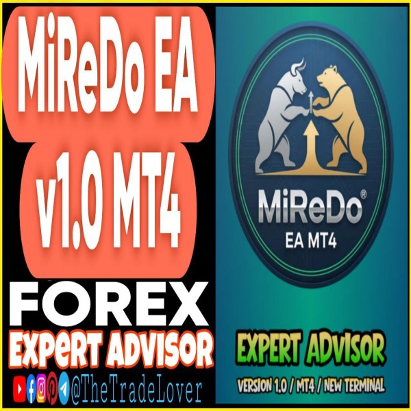 MiReDo EA v1.0 MT4 (Works on Build 1443+) | Forex Robot | MT4 Expert Advisor - The Trade Lovers