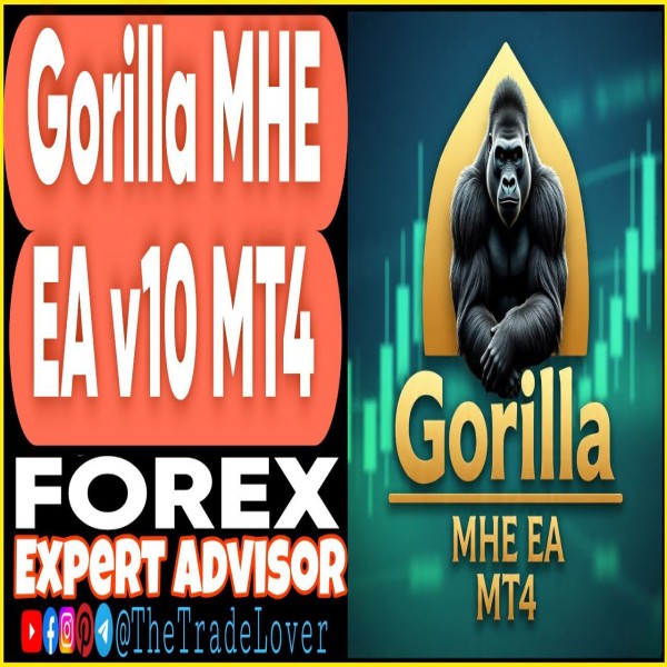 Gorilla MHE EA v10 MT4 (Works on Build 1443+) | Forex Robot | MT4 Expert Advisor - The Trade Lovers