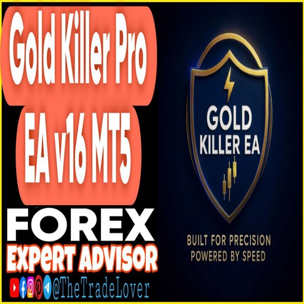 Gold Killer Pro EA v16 MT5 (Works on Build 5370+) | Forex Robot | MT5 Expert Advisor - The Trade Lovers