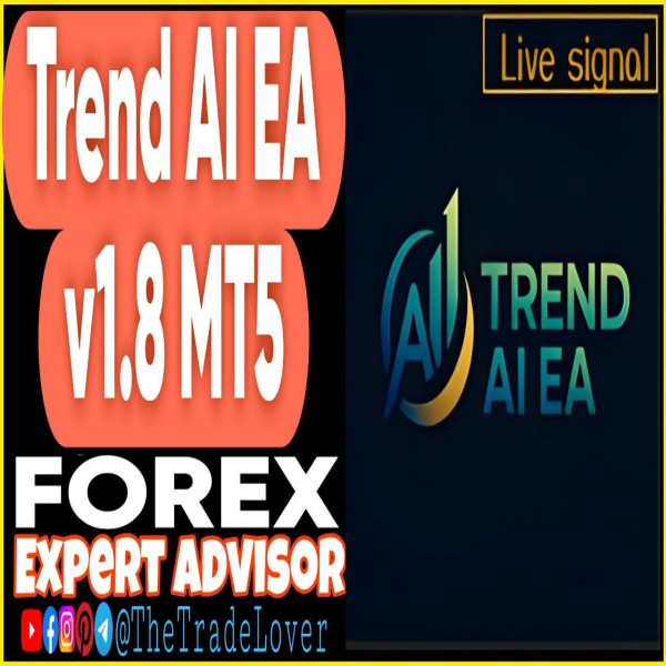 Trend AI EA v1.8 MT5 (Works on Build 5370+) | Forex Robot | MT5 Expert Advisor - The Trade Lovers