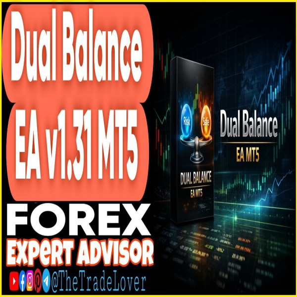 Dual Balance EA v1.31 MT5 (Works on Build 5572+) | Forex Robot | MT5 Expert Advisor - The Trade Lovers
