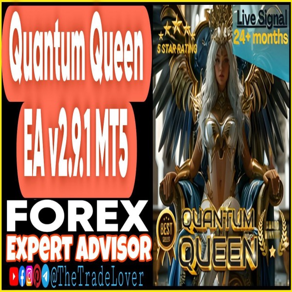 Quantum Queen EA v2.9.1 MT5 (Works on Build 5660+) | Forex Robot | MT5 Expert Advisor - The Trade Lovers