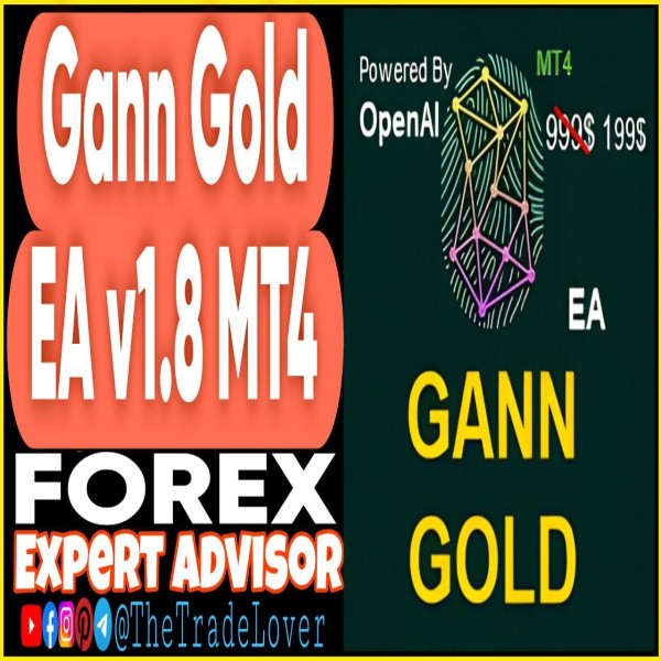 Gann Gold EA v1.8 MT4 (Works on Build 1455+) | Forex Robot | MT4 Expert Advisor - The Trade Lovers