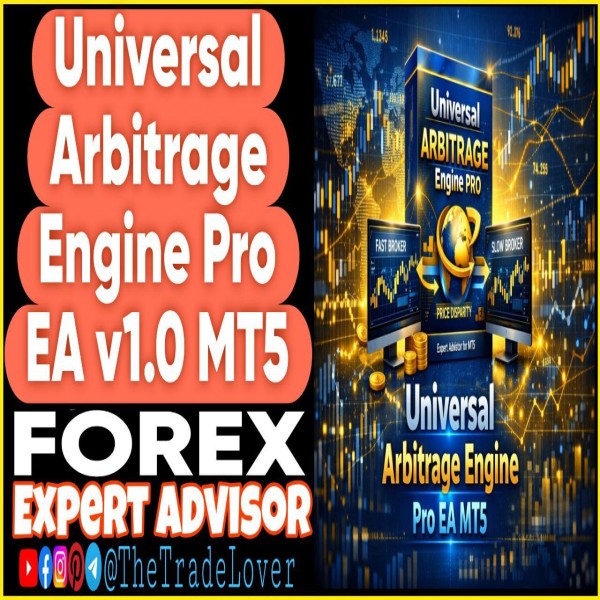 Universal Arbitrage Engine Pro EA v1.0 MT5 + Presets (Works on Build 5660+) | Forex Robot | MT5 Expert Advisor - The Trade Lovers