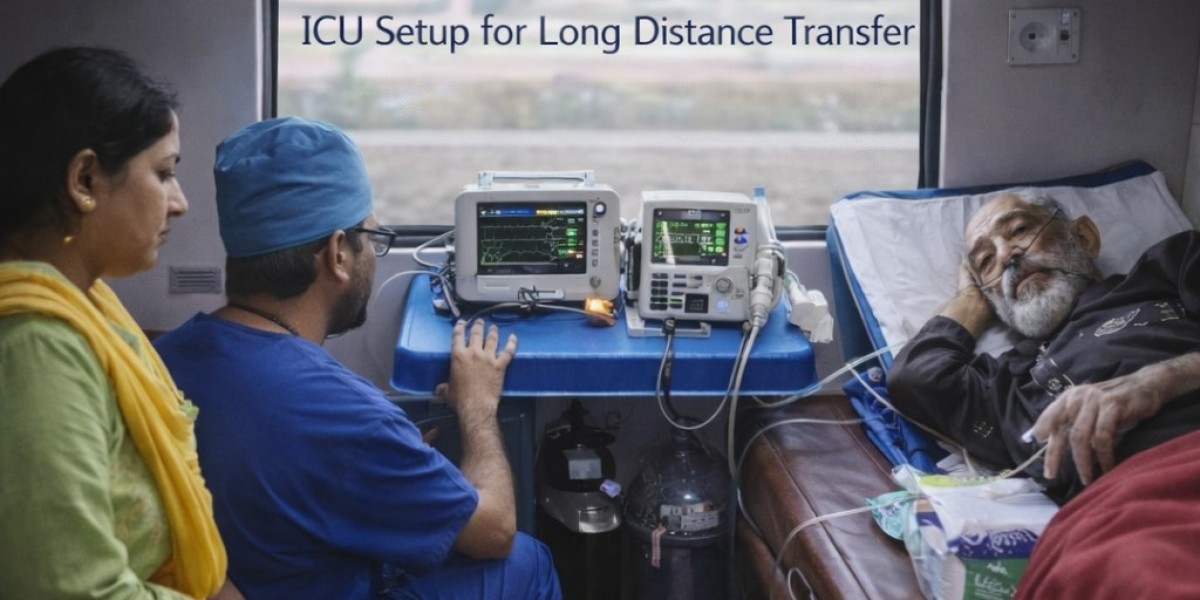 Train Ambulance Service in Guwahati – Safe, Affordable & ICU-Equipped Patient Transfer