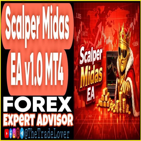 Scalper Midas EA v1.0 MT4 (Works on Build 1455+) | Forex Robot | MT4 Expert Advisor - The Trade Lovers