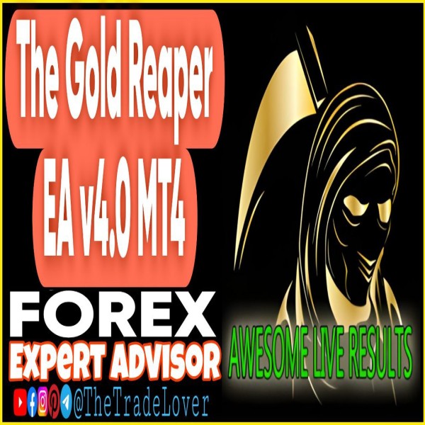 The Gold Reaper EA v4.0 MT4 + Presets (Works on Build 1455+) | Forex Robot | MT4 Expert Advisor - The Trade Lovers