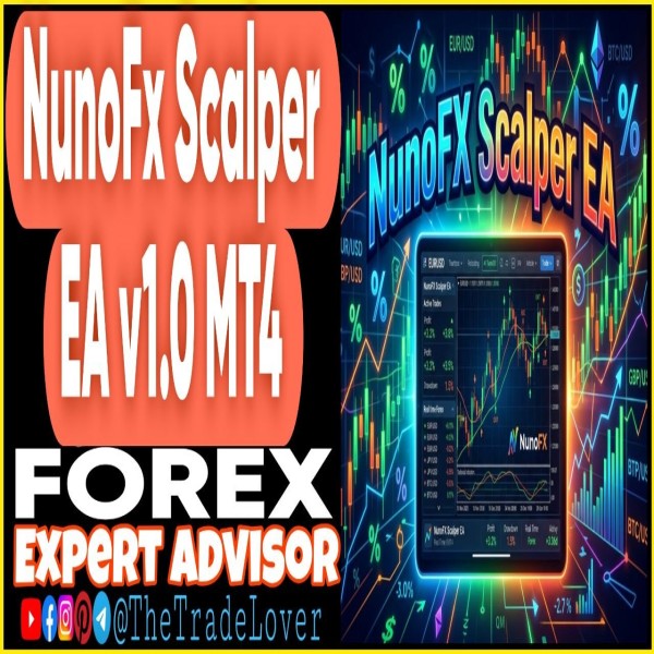 NunoFX Scalper EA v1.0 MT4 (Works on Build 1471) | Forex Robot | MT4 Expert Advisor - The Trade Lovers
