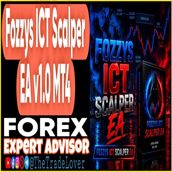 Fozzys ICT Scalper EA v1.0 MT4 (Works on Build 1471) | Forex Robot | MT4 Expert Advisor - The Trade Lovers