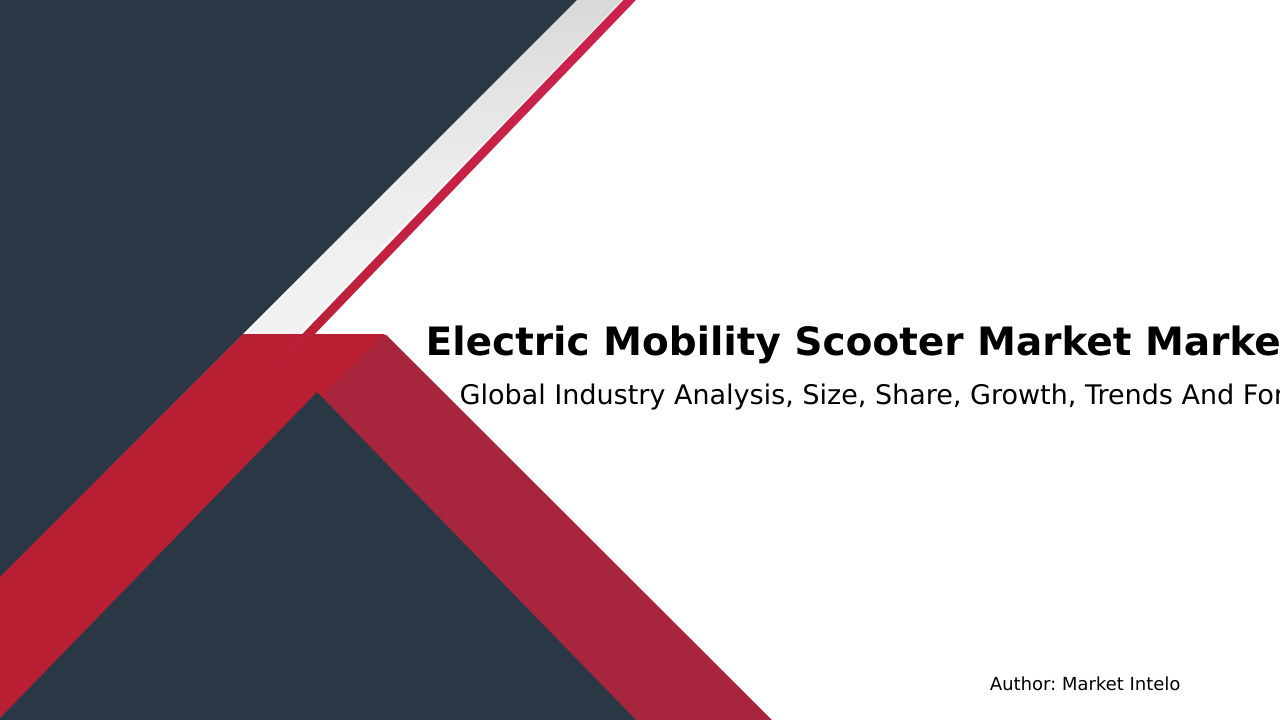 Electric Mobility Scooter Market Research Report 2033