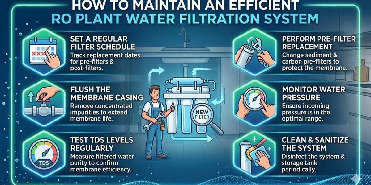 How to Maintain an Efficient RO Plant Water Filtration System