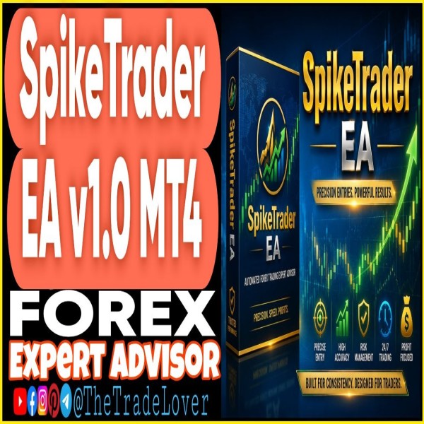 SpikeTrader EA v1.0 MT4 (Works on Build 1471) | Forex Robot | MT4 Expert Advisor - The Trade Lovers
